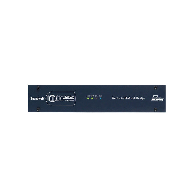 BSS BLU-DAN 256 Channel Low Latency Half Rack Dante BLU Link Bridge Signal Processor