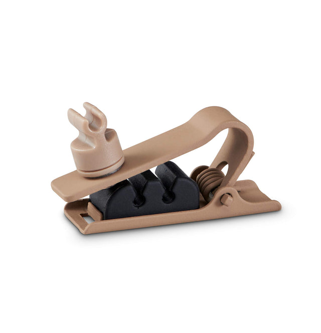 Shure RPMDL4STC/C Tie Clip for DL4 Cocoa 3-Pack