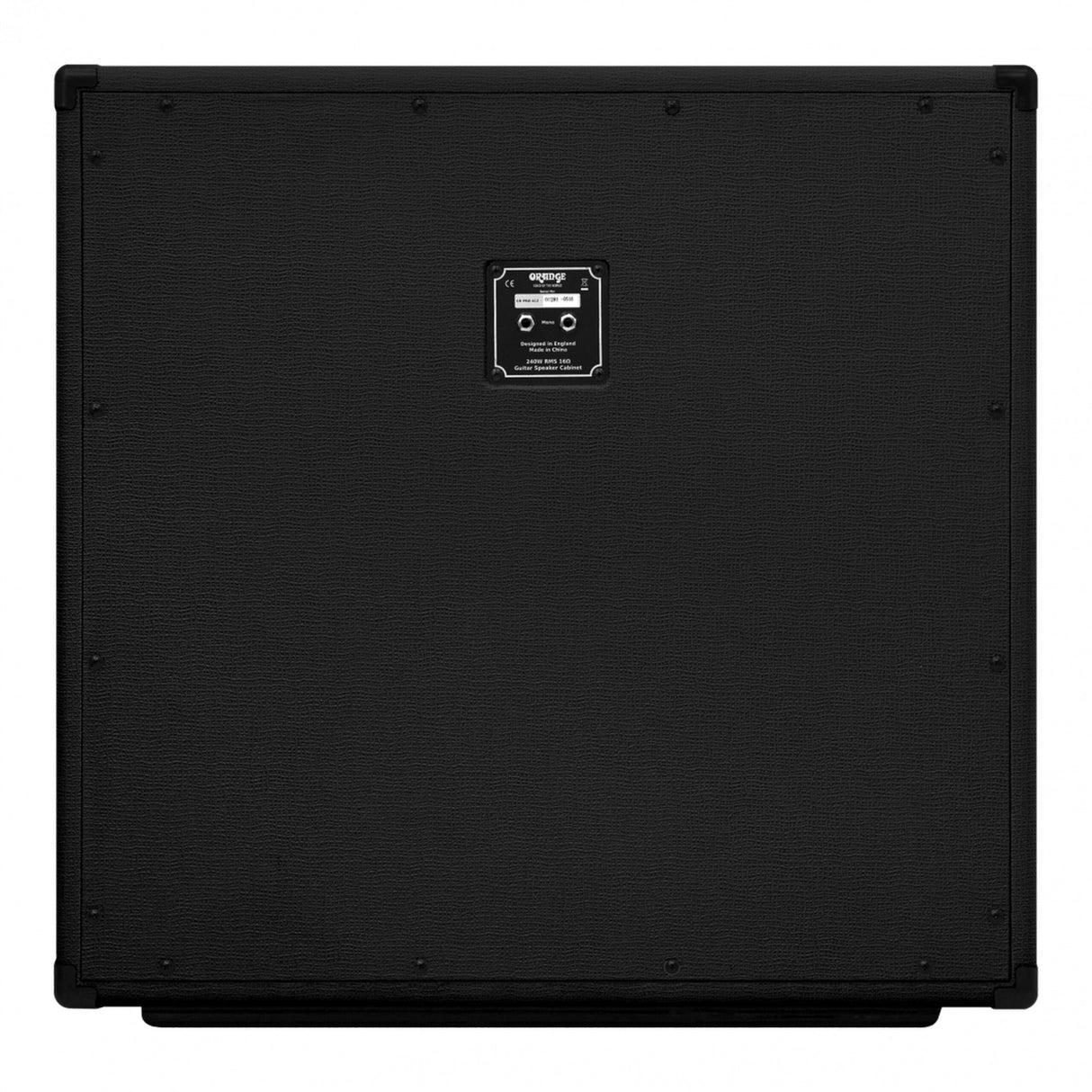 Orange Crush PRO 412 4 x 12 Closed Back Guitar Cabinet Black - amps