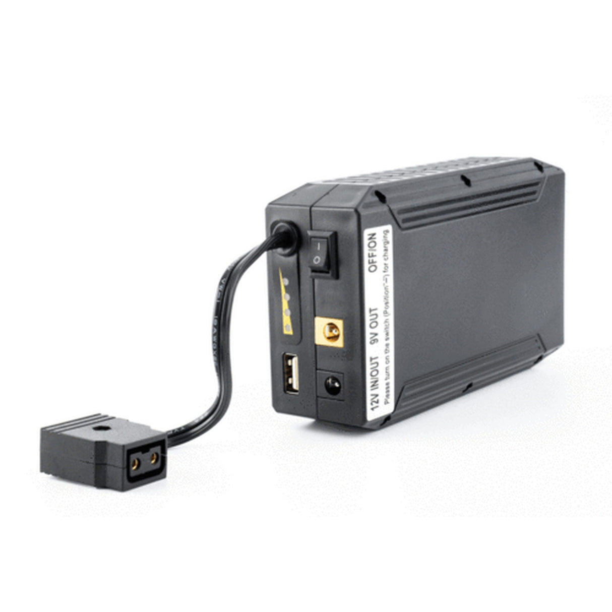 IndiPRO PP9VDT Porta-Pak Battery with D-Tap Output and Charger 9V/12V