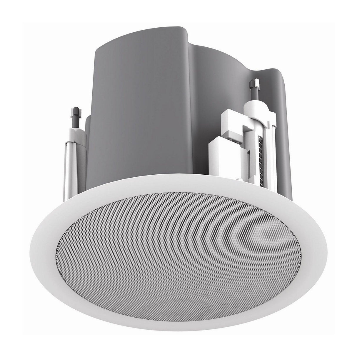 Atlas Sound FAP43T-W 4.5 inch Coaxial In-Ceiling Single Loudspeaker with Transformer Pair