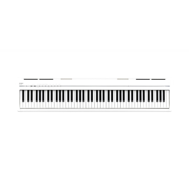 Kawai ES120 88-Key Digital Piano with Music Rest and Speakers Snow White