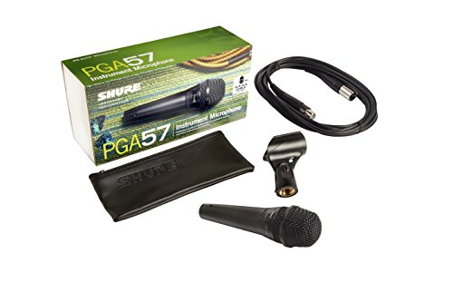 Shure PGA57-XLR Cardioid Dynamic Instrument Microphone XLR-XLR Cable