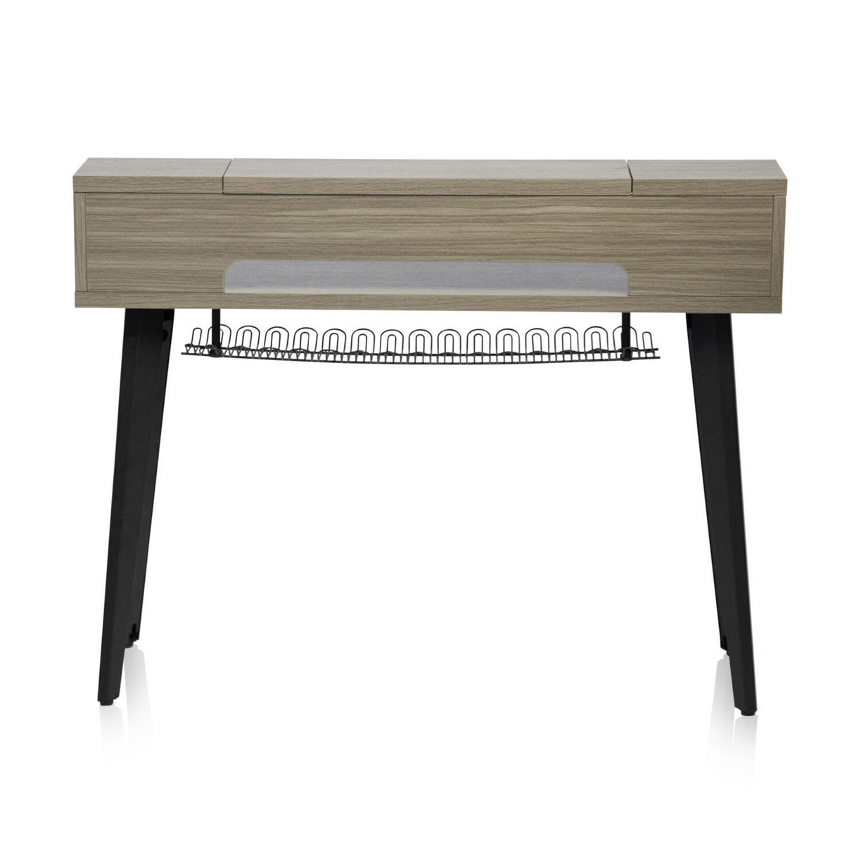 Gator GFW-ELITEKEYTBL61-GRY Elite Series Furniture for 61 Note Keyboard Driftwood Grey Finish
