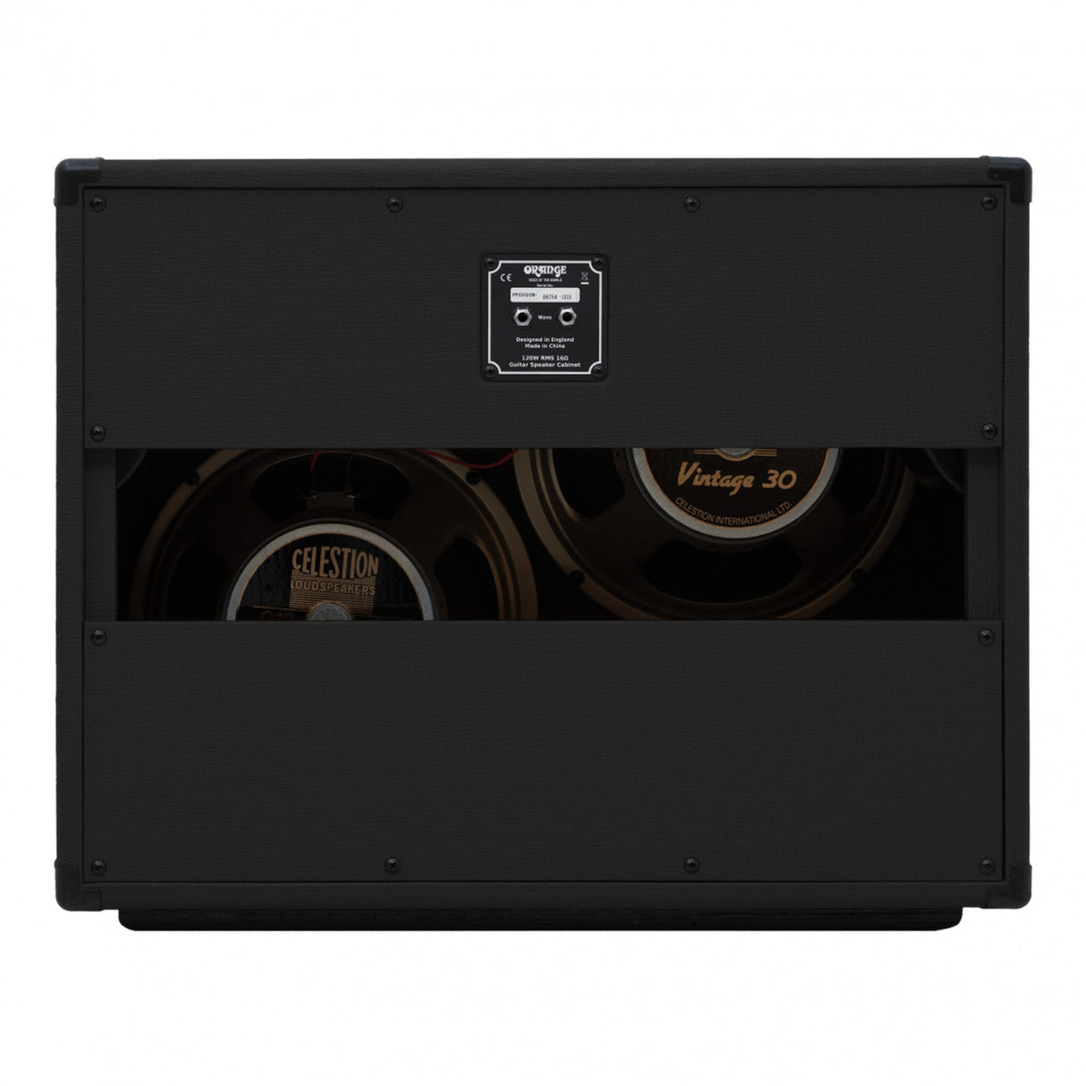 Orange PPC212OB 2 x 12 Open-Back Celestion Vintage 30 Speakers Guitar Cabinet Black - amps