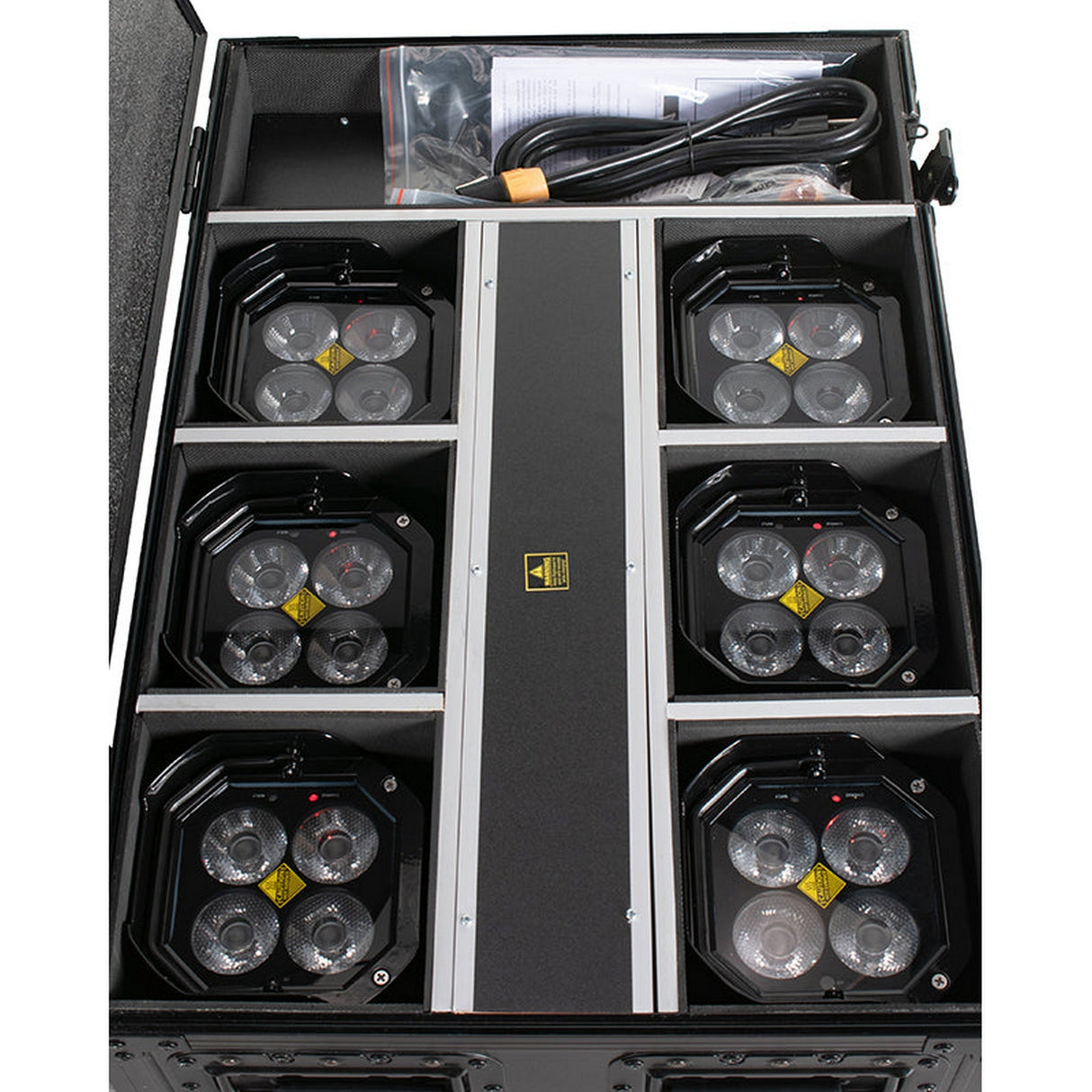 ADJ Mirage Q6 Pak Black Event Up Lighting System
