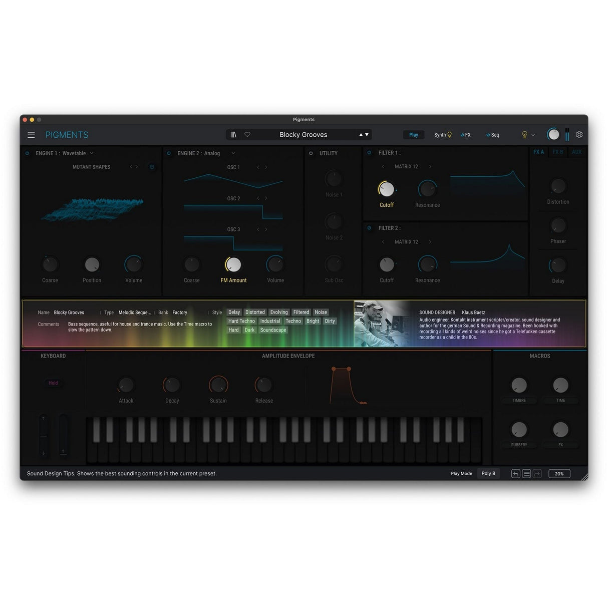 ARTURIA Pigments 6 Software Synthesizer