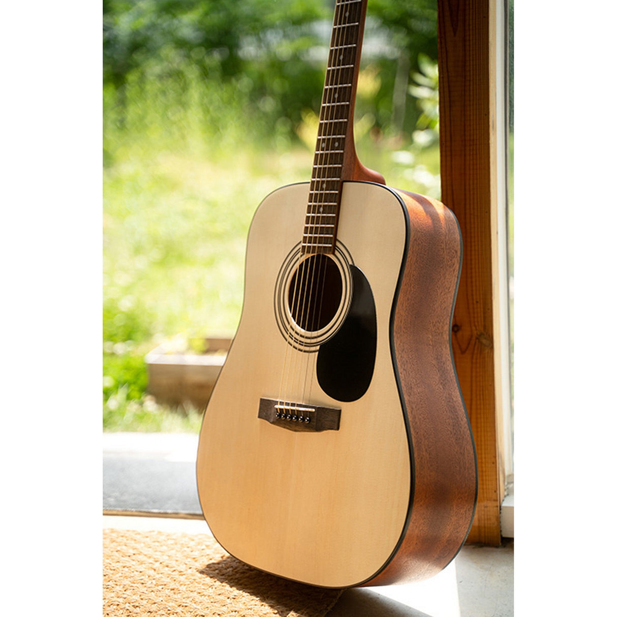 Cort AD810 Dreadnought Acoustic Guitar Natural - guitar