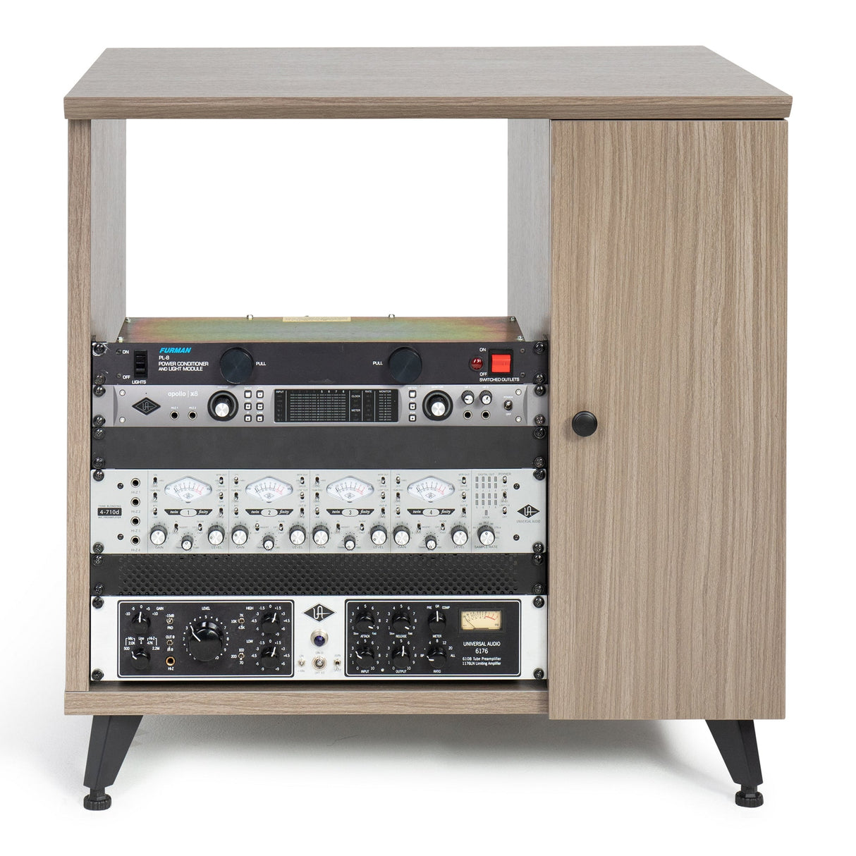 Gator GFW-ELITESIDECAR-GRY Elite Series Sidecar Rack Cabinet with Shelf Grey