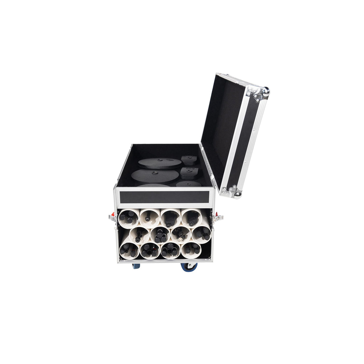 Gator GTOUR-MICSTAND-12 GTOUR Flight Transport Case for 12 Mic Stands