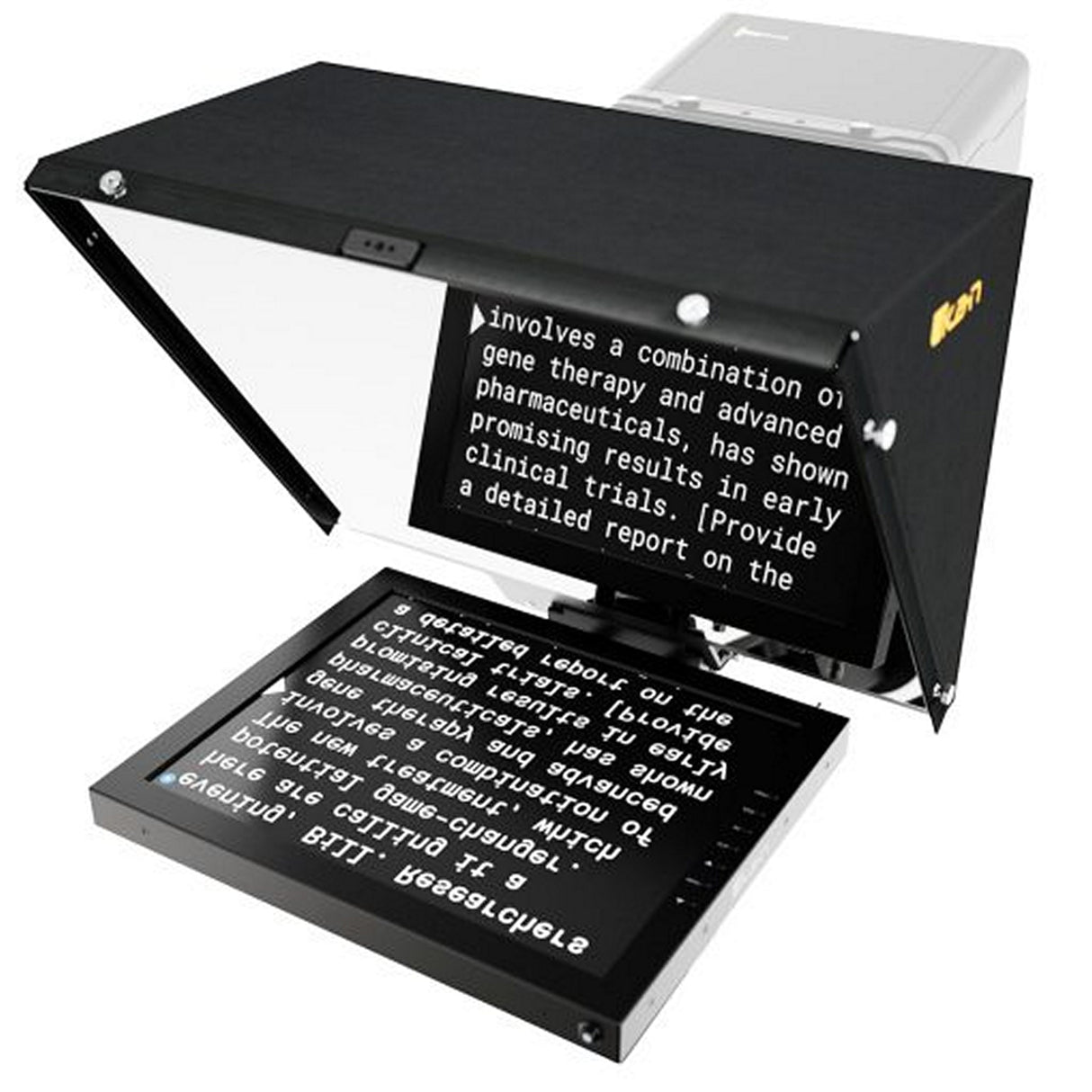 Ikan PT4500S-TK-V3-TRIPOD 15-inch SDI Teleprompter Tripod Dolly Travel System