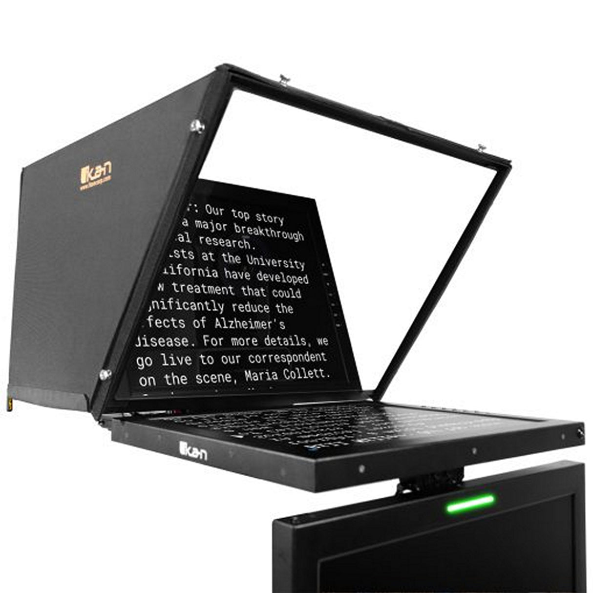 Ikan PT4900S-PTZ-TM-V2-TRIPOD 15-inch SDI Teleprompter Travel-Ready Kit