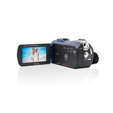 Minolta MN4K40NV 4K Ultra HD 30 MP Night Vision Camcorder Blue