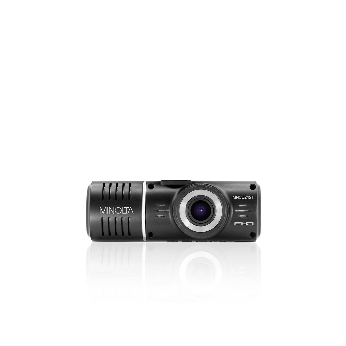 Minolta MNCD245T 3-Channel 1080p Car Camcorder with 2.45-Inch LCD and Rear Camera Black