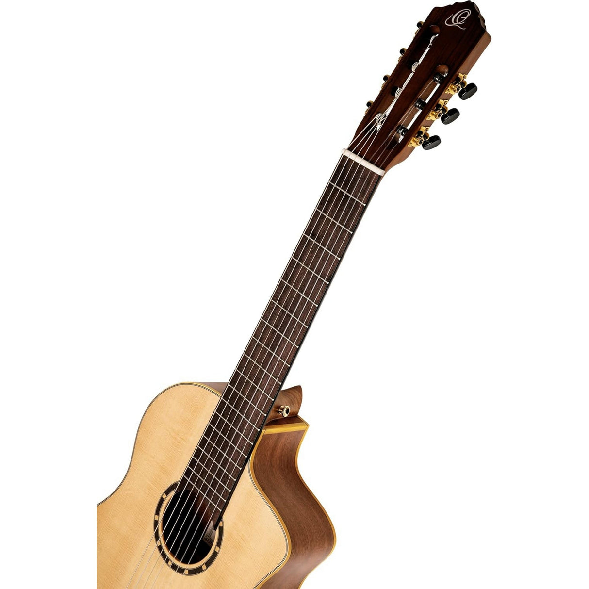 Ortega Guitars RCE133-7 Family Series Pro Full Size Seven String Acoustic Electric Guitar