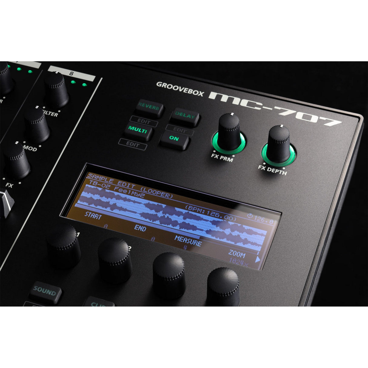 Roland MC-707 music production workstation with sequencer
