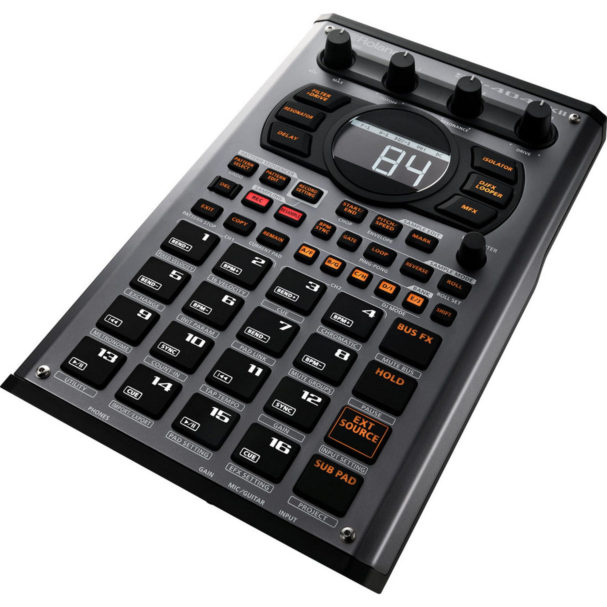 Roland SP-404MKII sampler with real-time effects controls