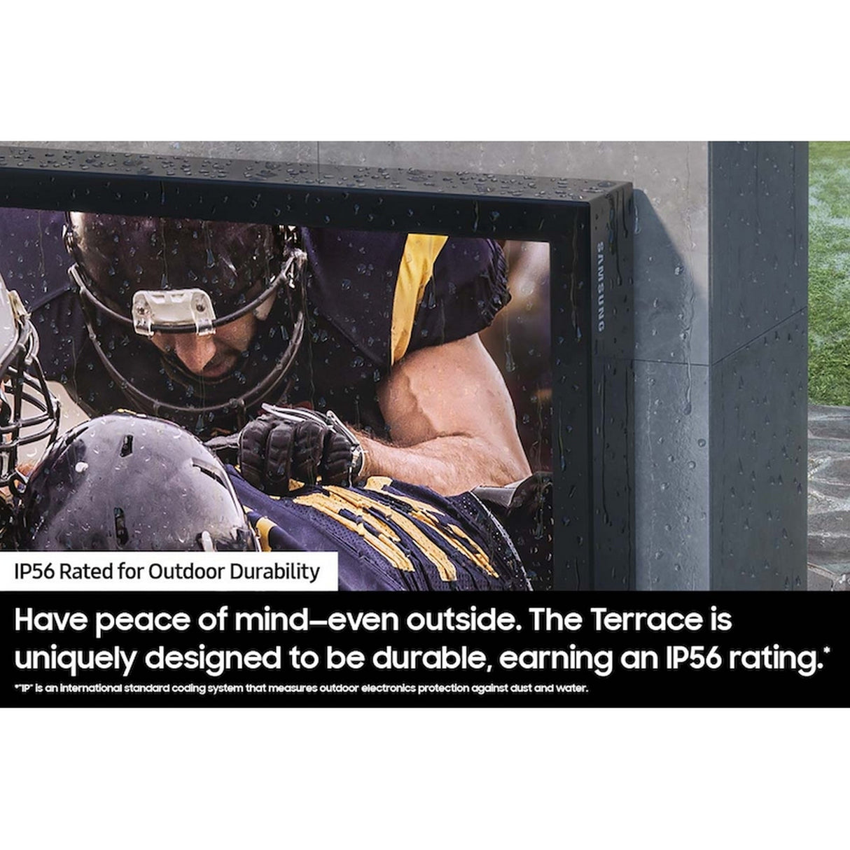 Samsung QN65LST7DAFXZA The Terrace Series Partial Sun Neo QLED 4K Smart Outdoor TV, 65-Inch