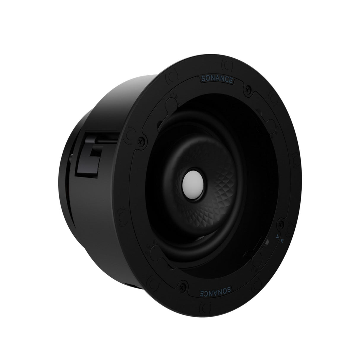 Sonance VX Series 6-Inch Round In-Ceiling Speaker with White Micro Trim Grille Pair