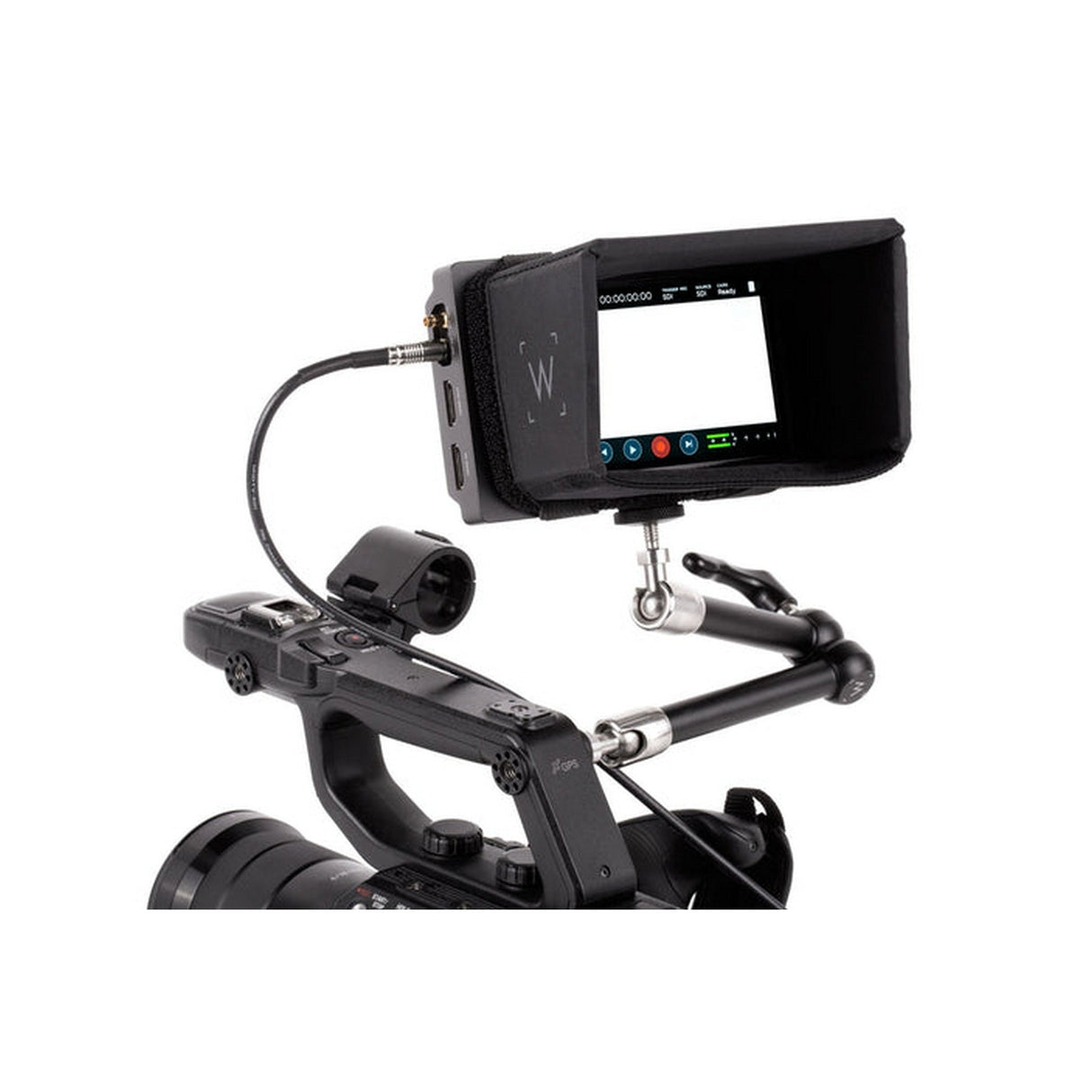 Wooden Camera LCD Sun Shade for 4-5-Inch Monitors