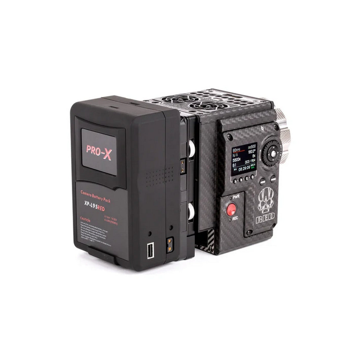 Wooden Camera Cable-less V-Mount Battery Plate for RED DSMC2 Camera