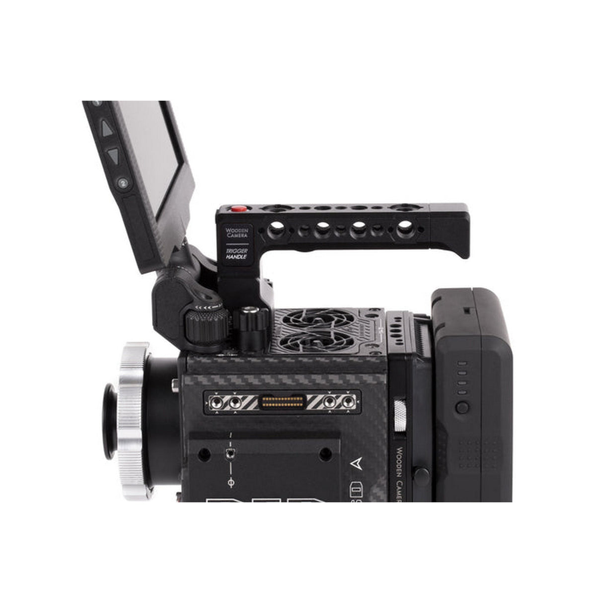 Wooden Camera Trigger Handle for RED DSMC2 Camera