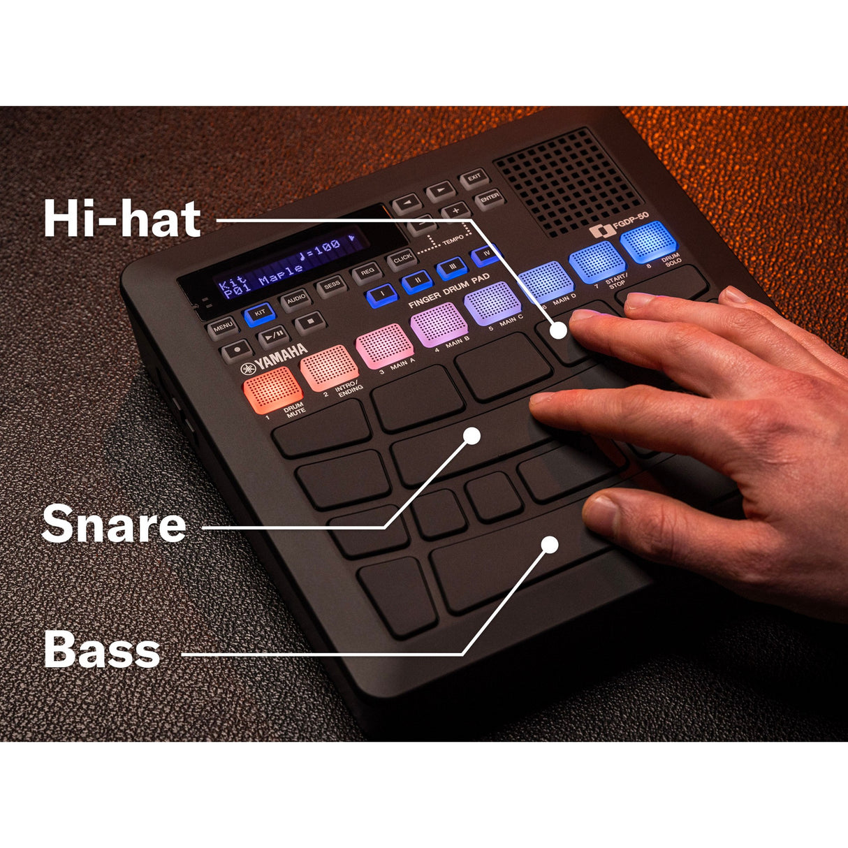 Yamaha FGDP-50 All-In-One Advanced Finger Drum Pad