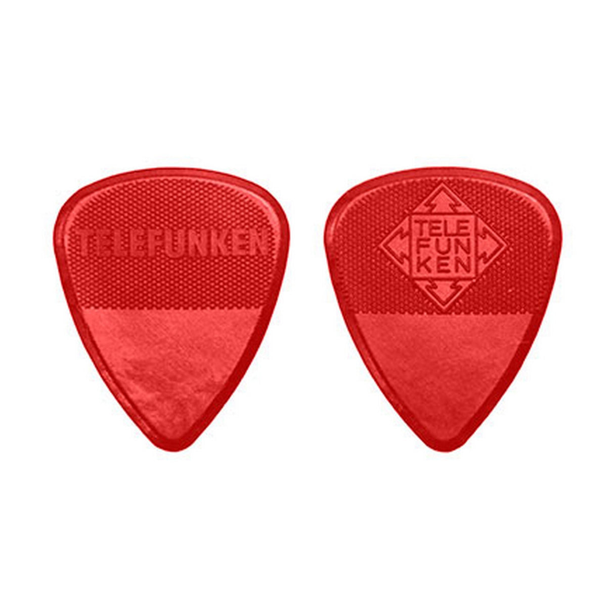 Telefunken 2mm Diamond 6 Pack Thick Guitar Picks Red - accessories
