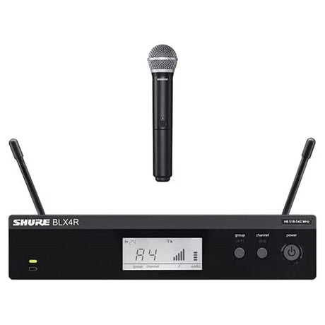 Shure BLX24R/PG58 Wireless Handheld Microphone System - H10 542-572 MHz