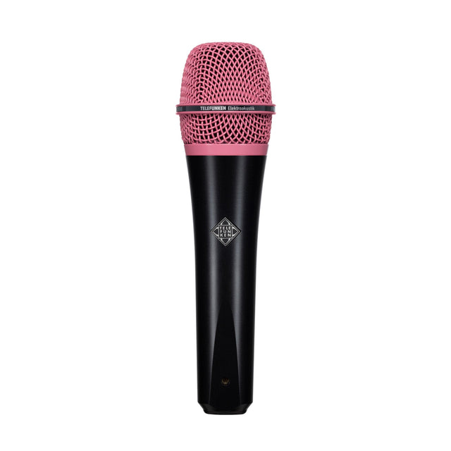 Telefunken M80 Supercardioid Handheld Dynamic Microphone Black with Pink Grille