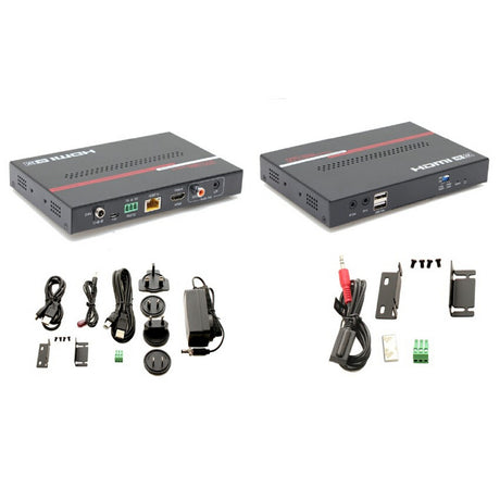Hall Technologies UH18-R 4K Video and USB HDBaseT 2.0 Extender Receiver