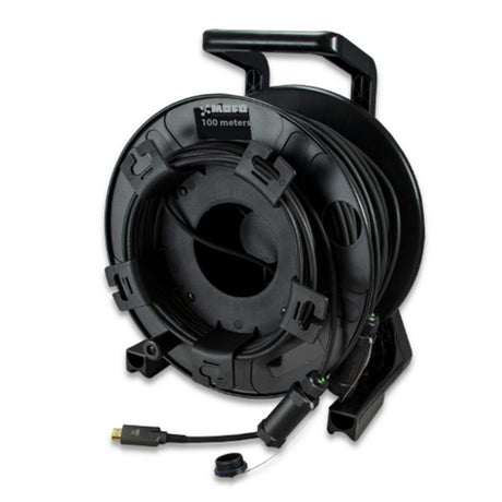 LYNN AV & Security TechLogix Networx MOFO-HD20ST-030SP 18G HDMI 2.0 Media Over Fiber Optic Cable 30 Meters Pre-Spooled