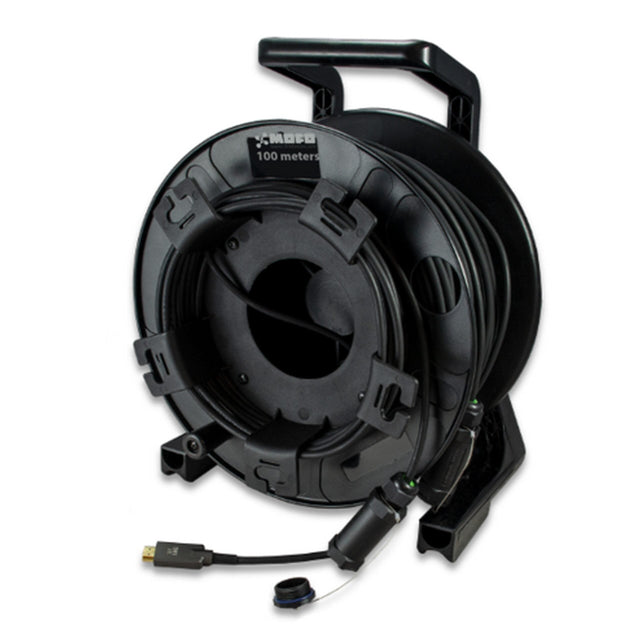 LYNN AV & Security TechLogix Networx MOFO-HD20ST-030SP 18G HDMI 2.0 Media Over Fiber Optic Cable 30 Meters Pre-Spooled