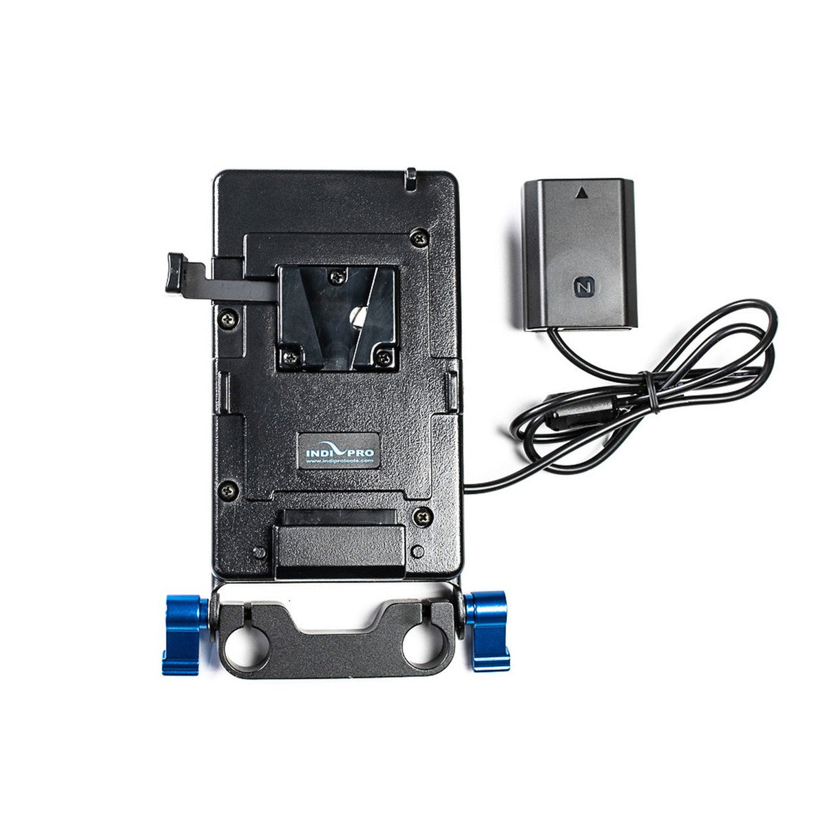 IndiPRO PDVSA3 V-Mount Plate with Sony a7 III NP-FZ100 Type Dummy Battery