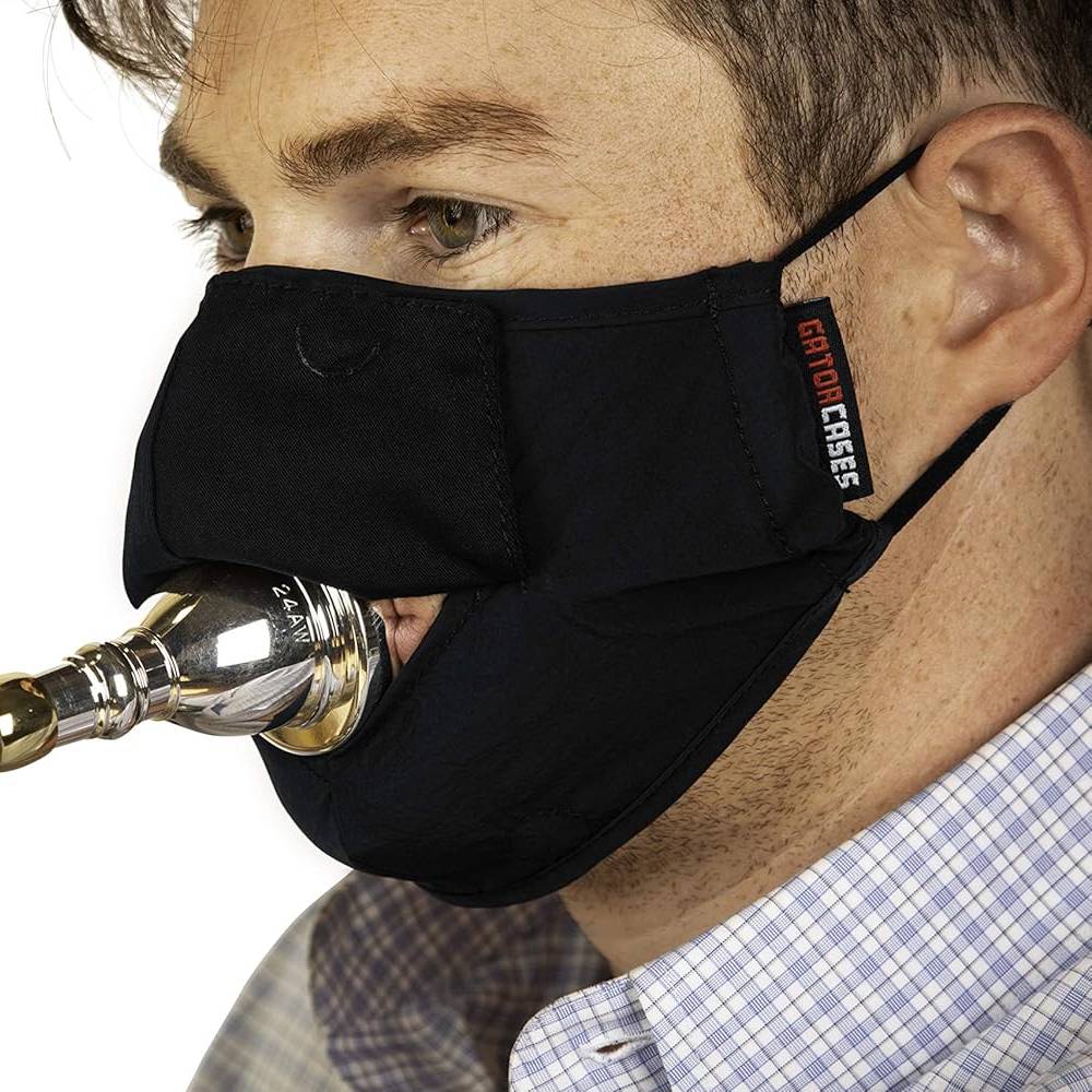 Gator GBOM-LARGEBK Large-Size Wind Instrument Double-Layer Face Mask