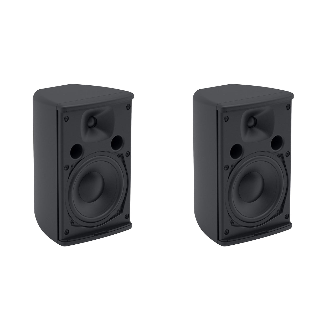 Martin Audio A55T ADORN 5.25-Inch Passive Two-Way On-Wall Loudspeaker with 70/100V Transformer Black Pair