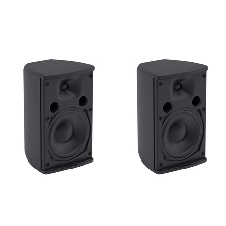 Martin Audio A55T ADORN 5.25-Inch Passive Two-Way On-Wall Loudspeaker with 70/100V Transformer Black Pair