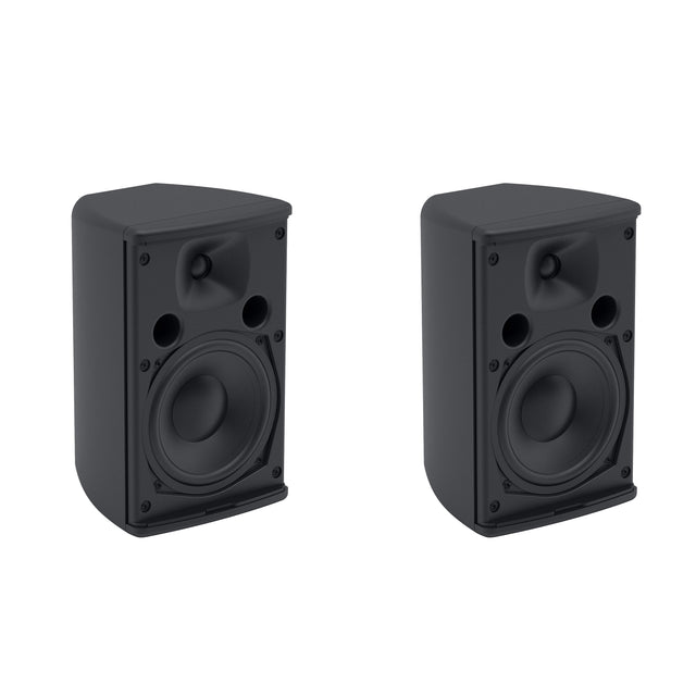 Martin Audio A55T ADORN 5.25-Inch Passive Two-Way On-Wall Loudspeaker with 70/100V Transformer Black Pair