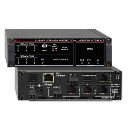 RDL RU-BNFP Format-A Bi-Directional Network Interface PoE