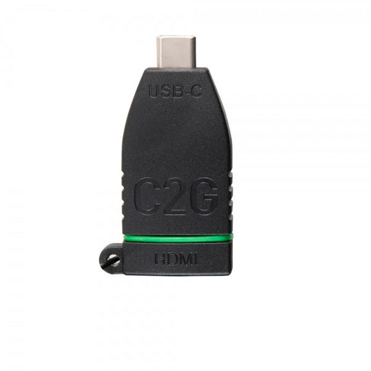 C2G 29880 Retractable Table Box Mount 4K HDMI Adapter Ring with Color Coded Mini DisplayPort DisplayPort and USB-C