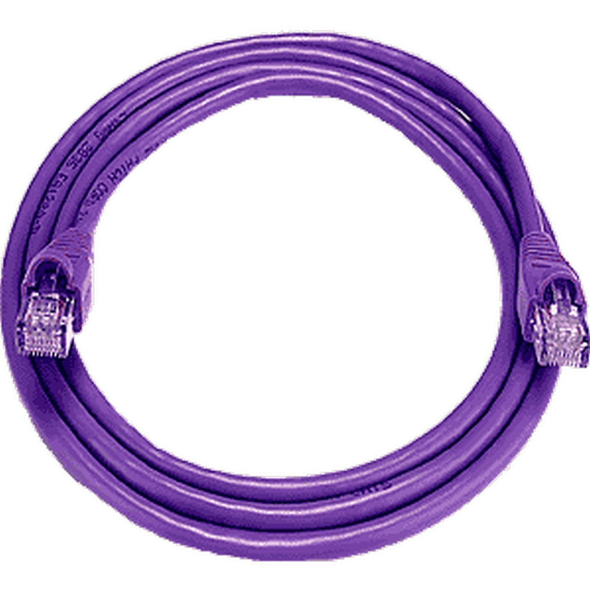 NTI CAT5-7-PURPLE CAT5 Cable Male to Male Purple 7-Foot