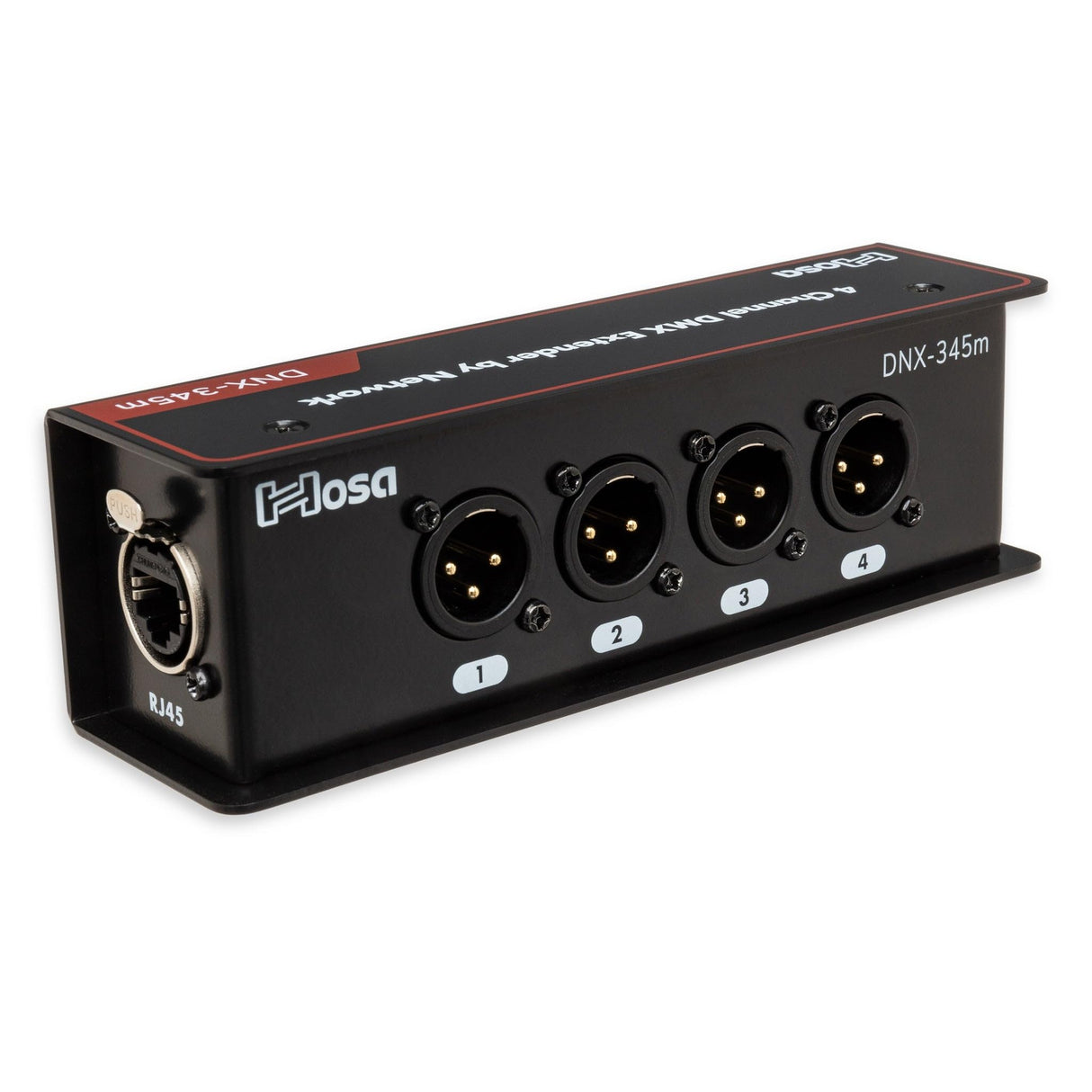 Hosa 4 Channel 3-Pin DMX Network Extender - Male
