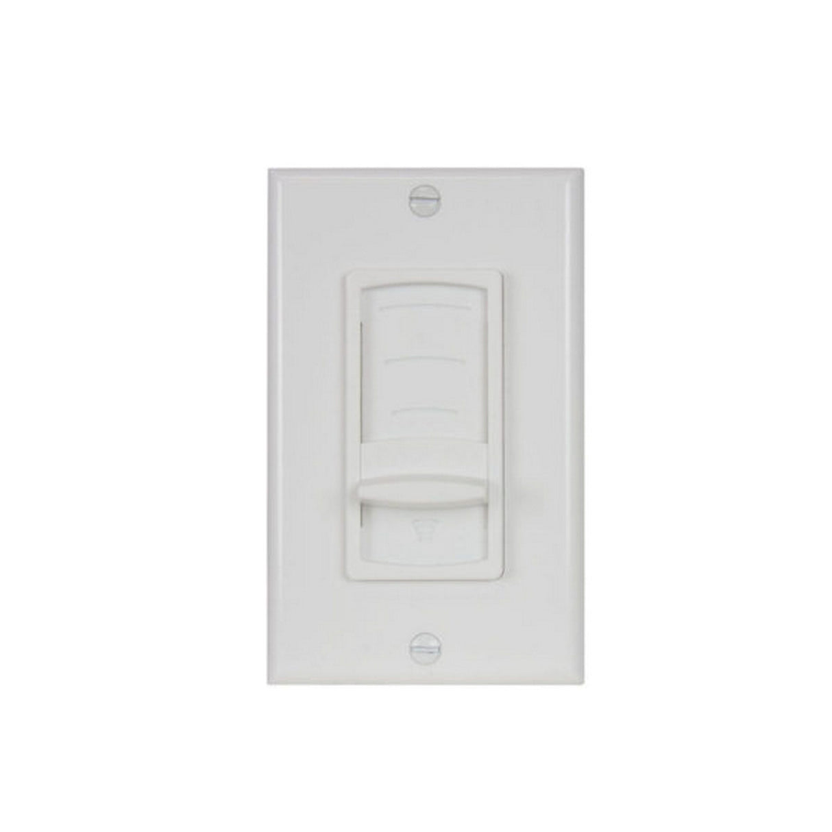 Lowell SVC100-PA-DW 1-Gang ADA Compliant Sliding-Bar Attenuator White