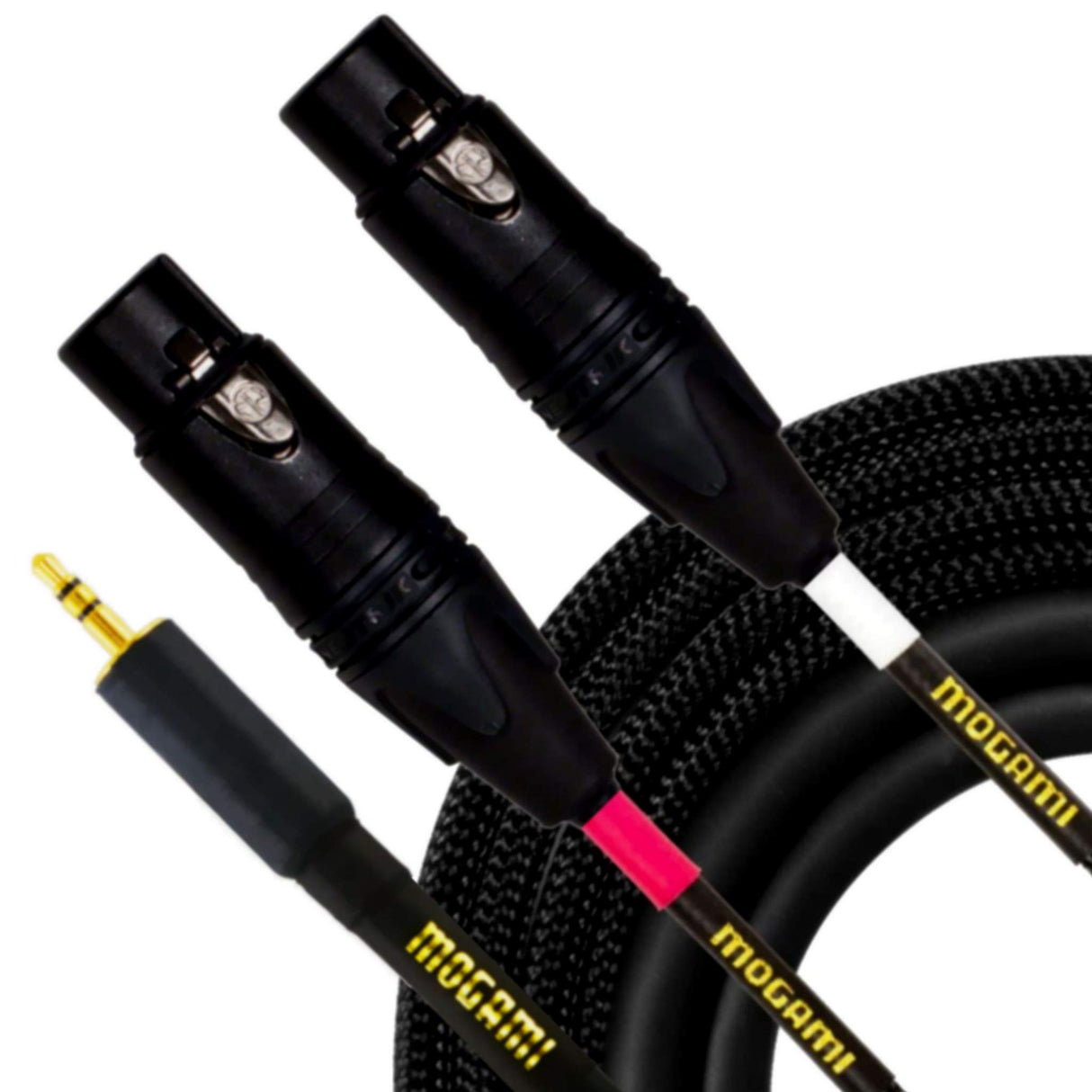 Mogami Gold 3.5 2 XLRF 3.5mm TRS to Dual XLRF Cable - 3-Feet