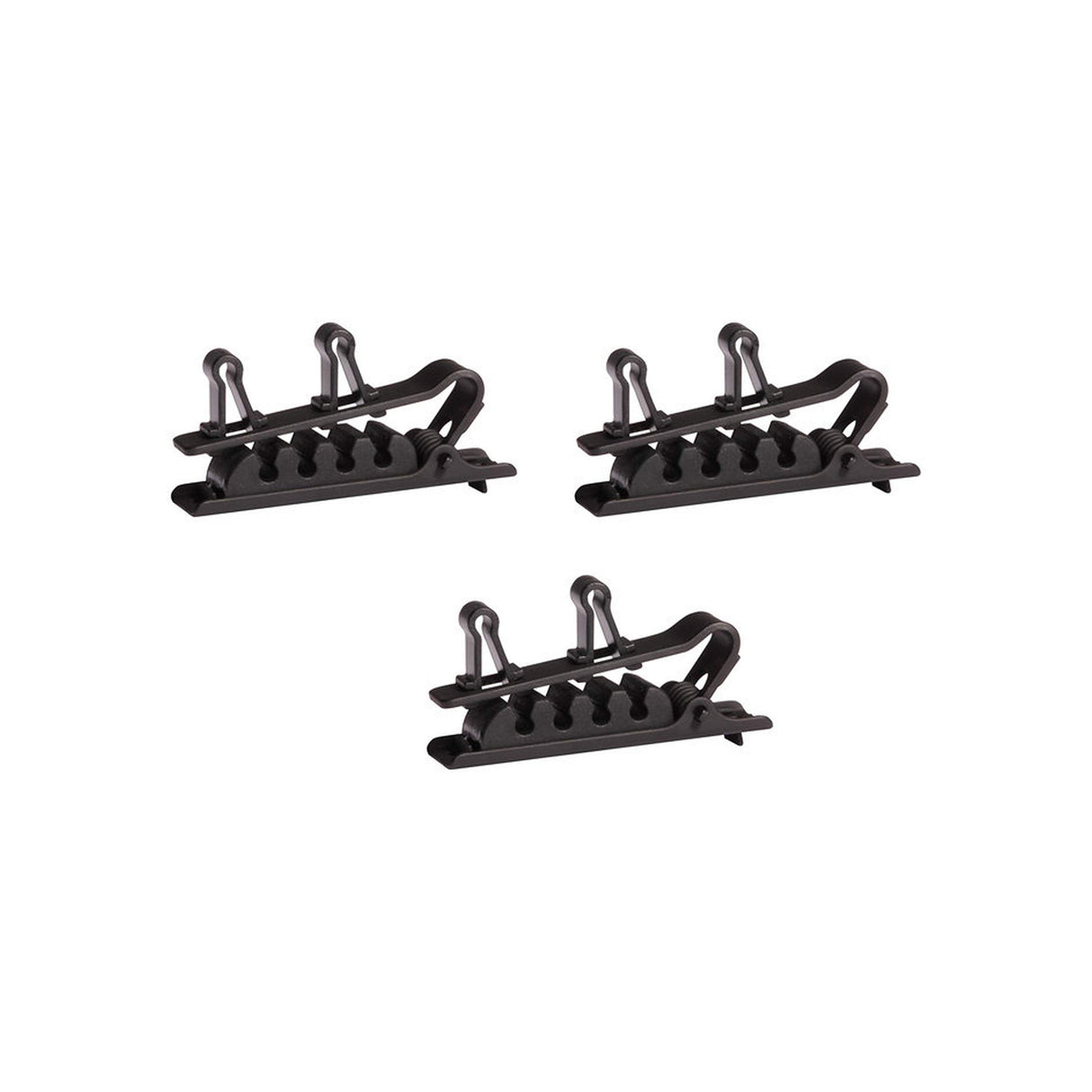Shure RPM40TC/B Dual Tie Clip 3 Pack Black