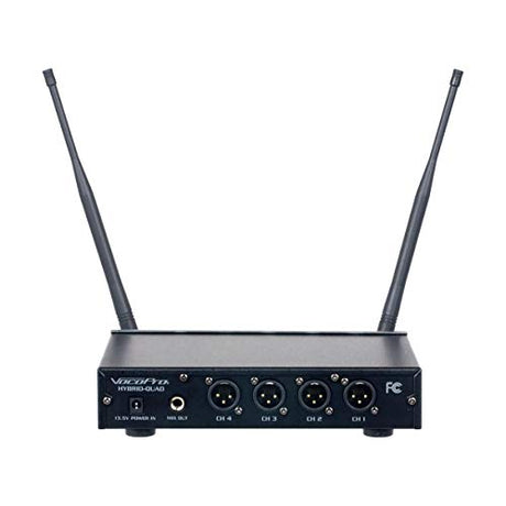 VocoPro Digital-QUAD-B2 4-Channel UHF Digital Wireless Headset and Lapel Microphone System Frequency B2