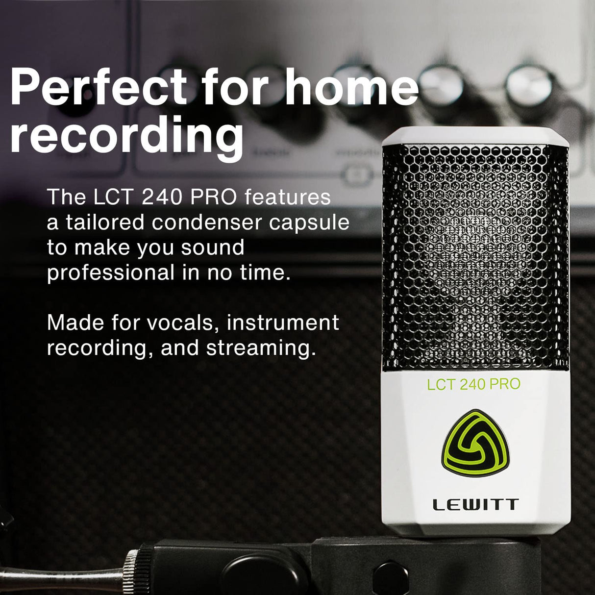 Lewitt LCT 240 PRO Highly Versatile Condenser Microphone White