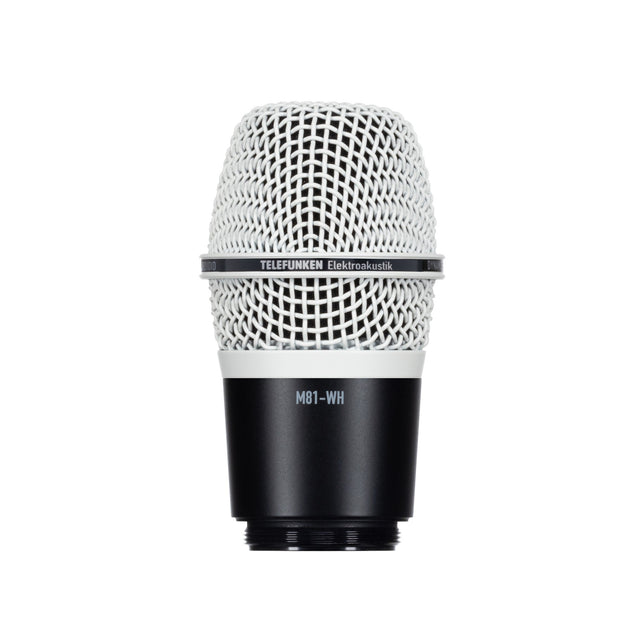 Telefunken M81-WH Supercardioid Universal Wireless Dynamic Microphone Capsule White