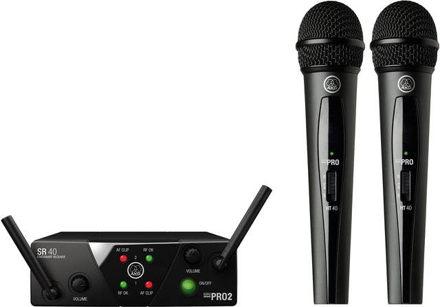 AKG WMS40 Mini Dual Band Vocal Wireless System US25AB