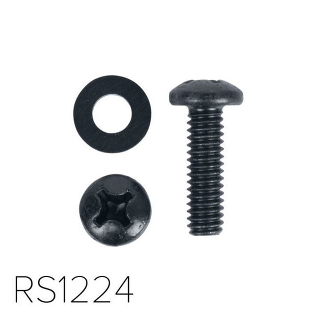 Lowell RS1224-100 12-24 Phillips Pan Head Screws Black 100-Pieces Bag